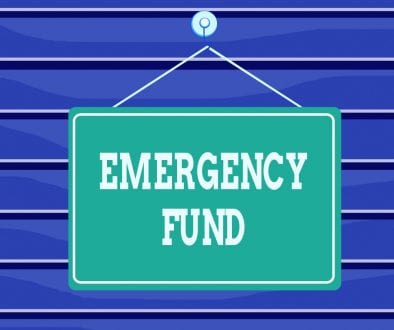 Conceptual hand writing showing Emergency Fund. Business photo text Money which is set aside for an emergency situation Memo reminder empty board attached background rectangle.