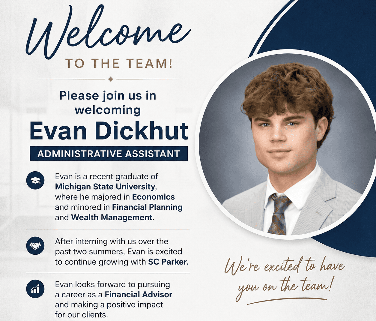 Evan Welcome Post